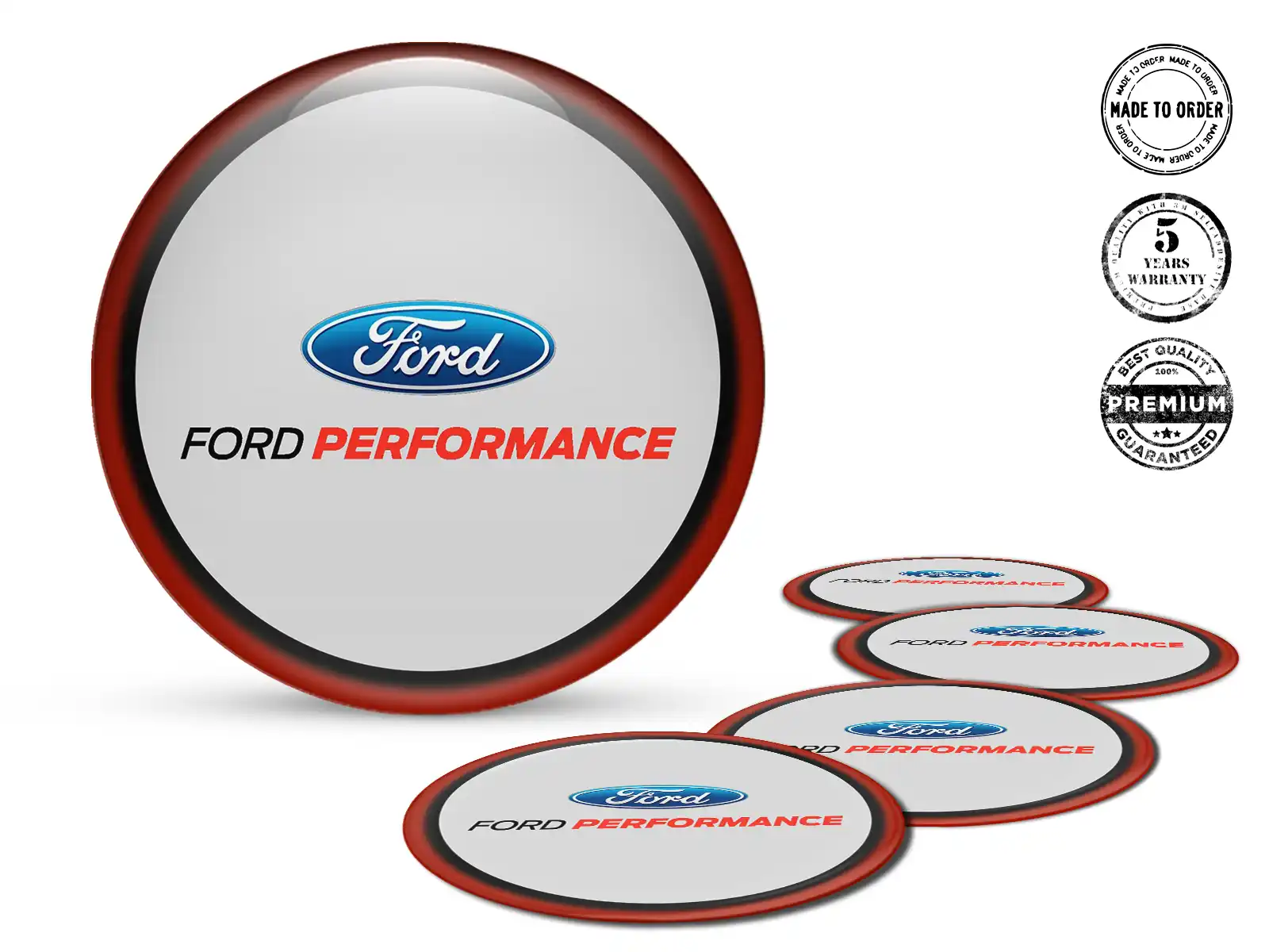 Ford Decalcomanie su Ruote Etichette Resina Qualità Max